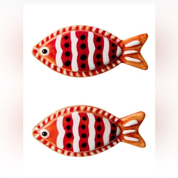 Nwt- Zara fish earrings - Picture 2 of 3